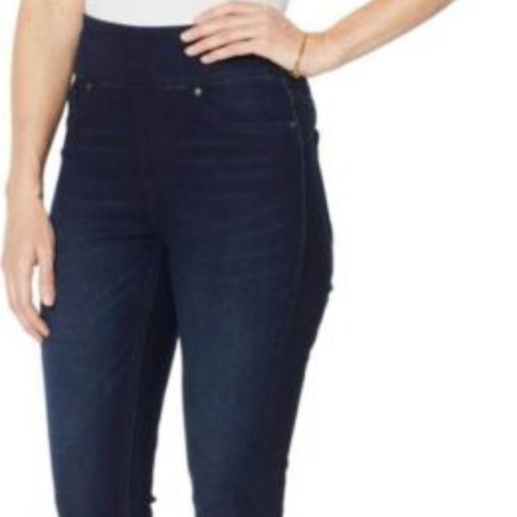 NWT DG2 DIANE GILMAN STRETCH COMFORT WAIST ULTRA-SKINNY JEAN JEGGING INDIGO PS - Picture 3 of 6